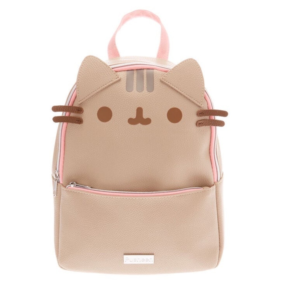Pusheen Tan and Pink Kawaii Cat Bag